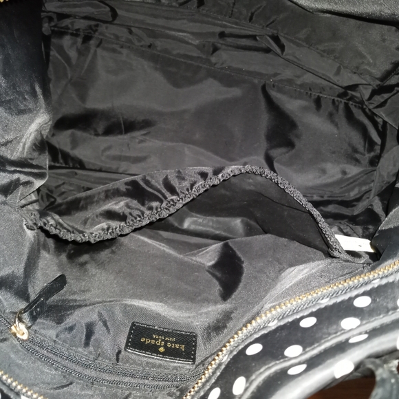 Kate Spade Black and White Nylon Blake Avenue Taden Tote/Baby Bag - Picture 10 of 15